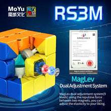 MOYU RS3M Magnetic Magic Cube 3×3 Maglev 3x3 Professional Speedcube 3x3x3 Speed Puzzle Children's Toy Original Magico Cubo