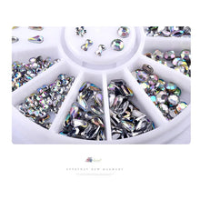 3D Butterfly Drill Flower Nail Rhinestones Crystal DIY Nail art decorations Manicure tools Accessories NRD047