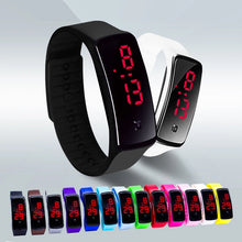 Sport Watch Men Women Waterproof Digital LED Luminous Electronic Watches Soft Silicone Strap Bracelet Wrist Watch Men for Child