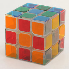 ZCUBE Transparent 3x3x3 Magic Cube Brain Teaser Speed Cube Puzzle Toy