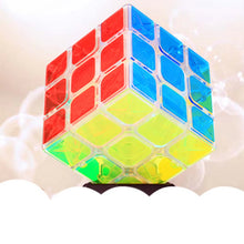 ZCUBE Transparent 3x3x3 Magic Cube Brain Teaser Speed Cube Puzzle Toy