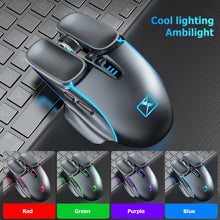 Rechargeable Wireless Mouse 2.4G USB Gaming Mouse Computer Ergonomic Mause With Backlight RGB 2400 DPI  Mice For Laptops PC