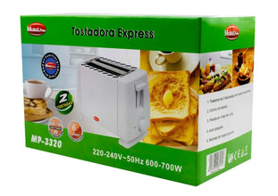 2 slices reinforced MATERIAL 700W 25x17x12CM electric bread toaster MP-3320